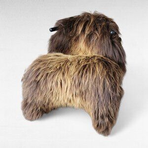 Giant Wide Icelandic Sheepskin - Brown Moorit 55" x 40"